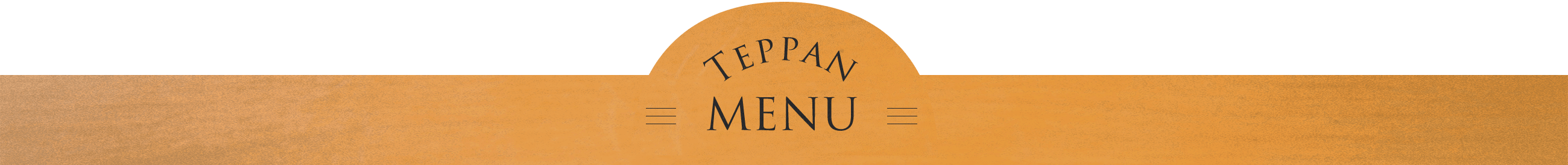 TEPPAN MENU